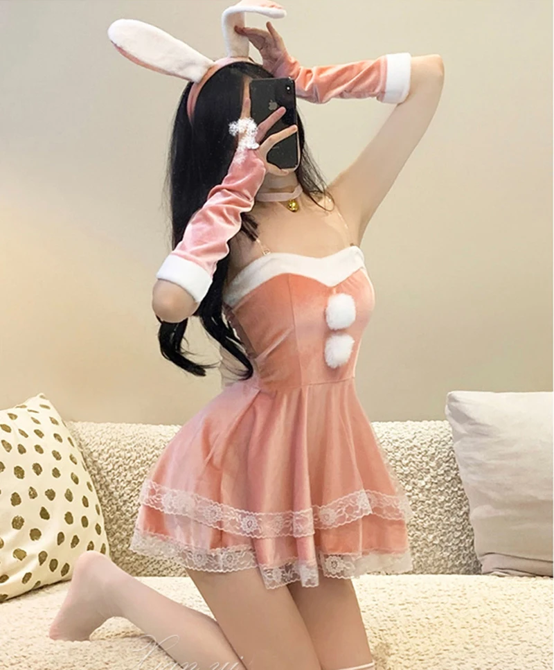 velvet rabbit girl sexy uniform underwear