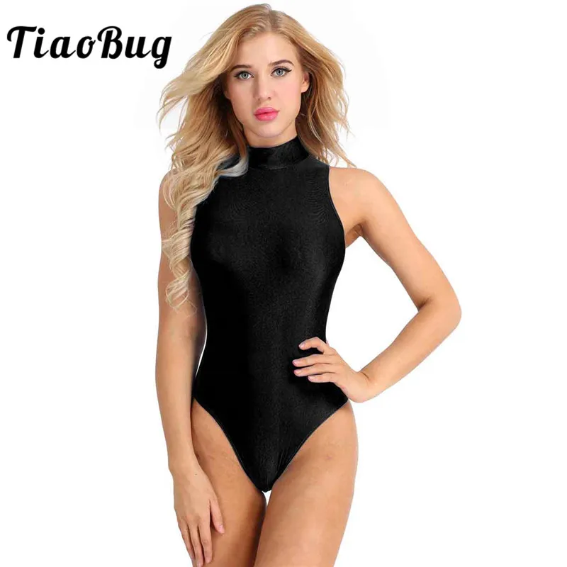 tiaobug women solid color swimsuits adult