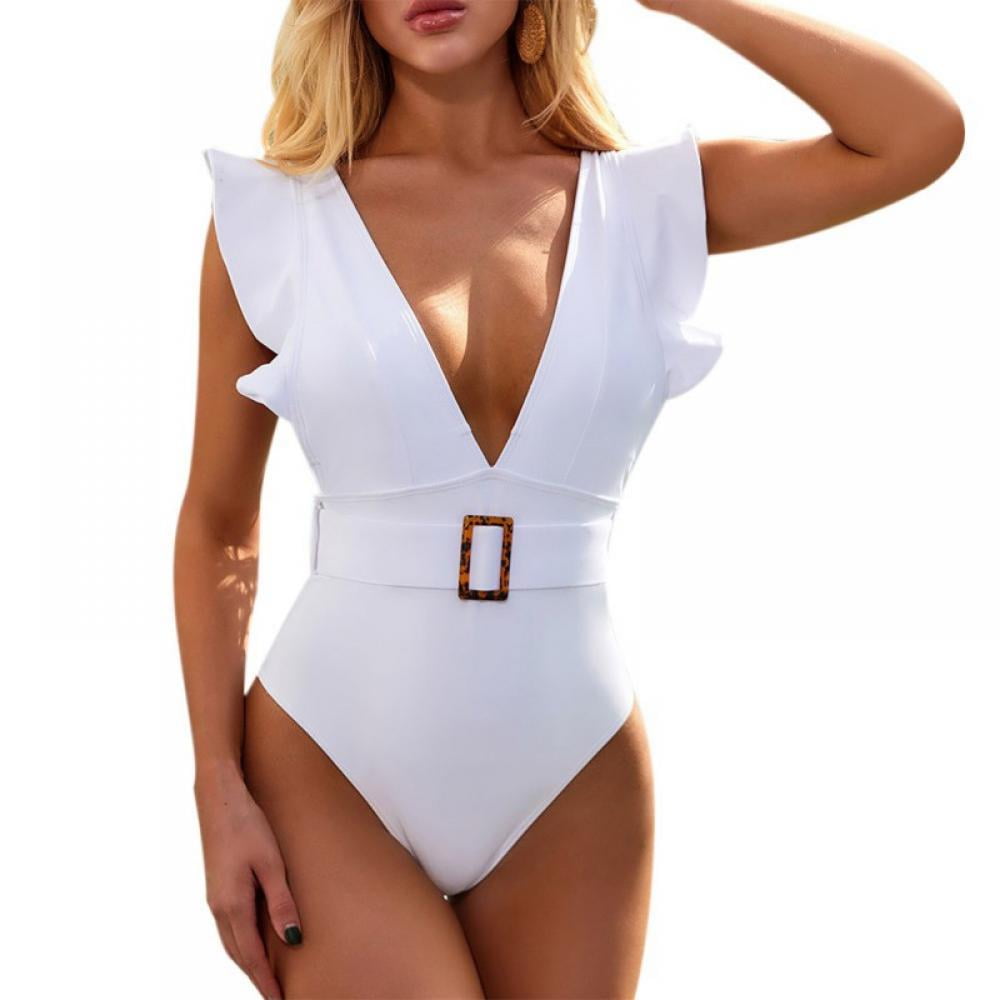 neck one piece swimsuit sexy backless
