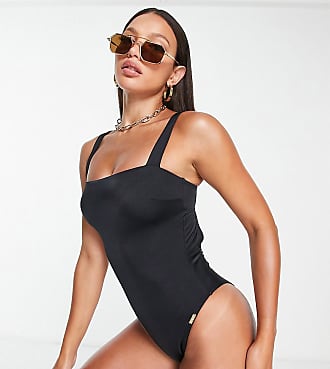society tall square neck swimsuit in